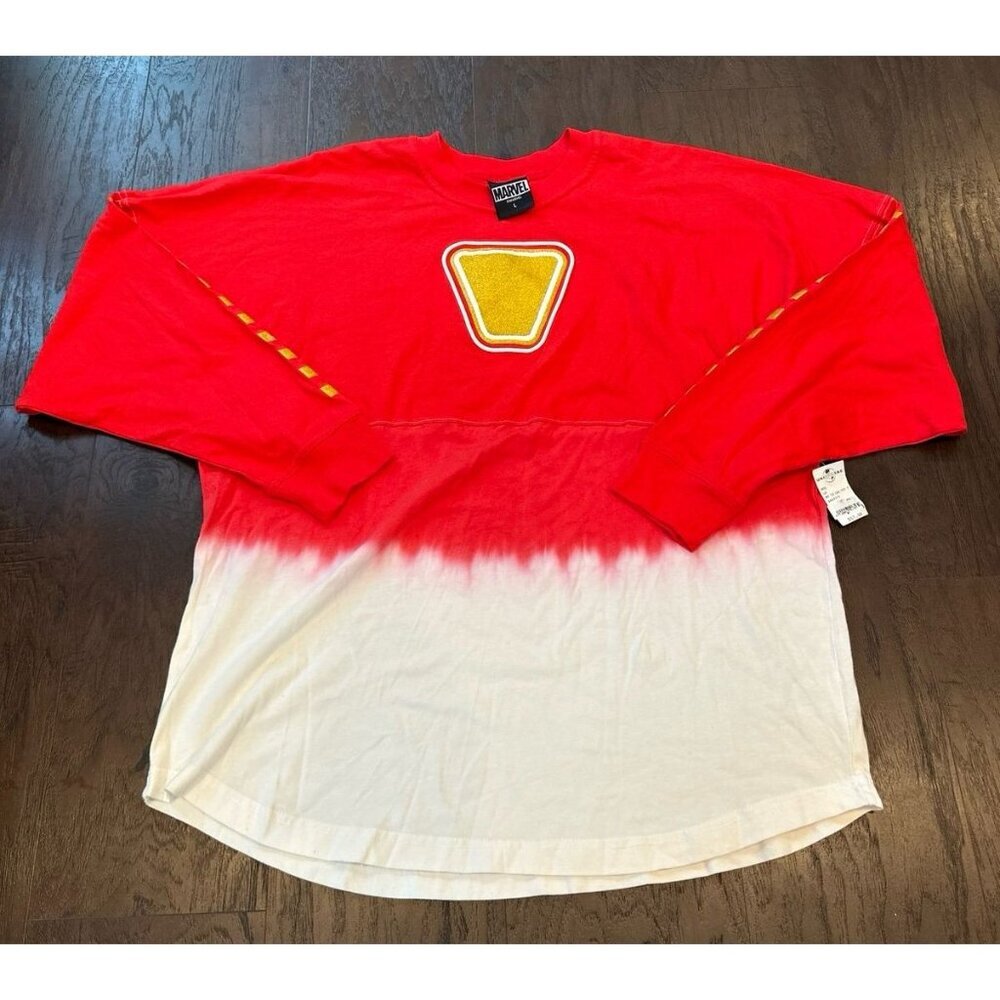 Nwt Universal Studios Marvel Iron Man Women’s large Spirit Jersey